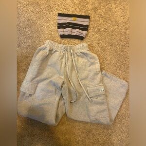 Grey Pro Club sweat pants and country FB girl tube top
